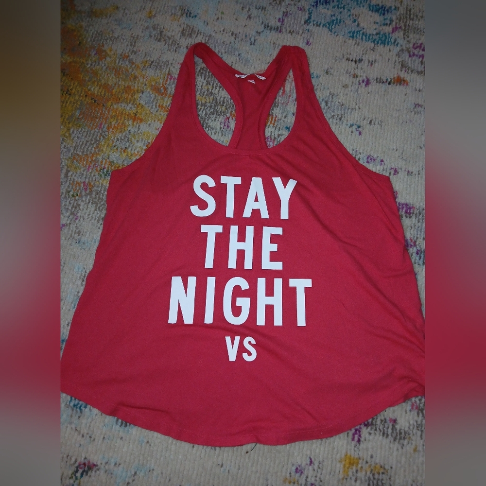 Victoria's Secret Red Tank Top Pj